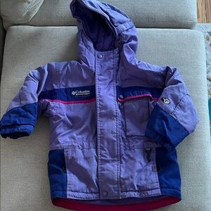 Columbia Kids' Purple Snow Jacket tectonite 4t